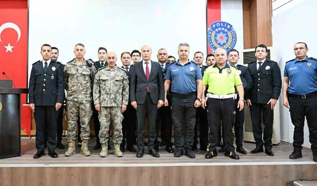 Muğla Emniyetinde rütbe terfi töreni