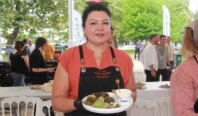 Ordu Gastronomi Festivali: Zeytinyağlı fındık yaprağı sarması dikkat çekti