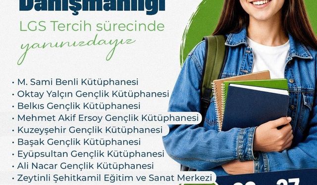 Şehitkamil'den LGS öğrencilerine ücretsiz danışmanlık desteği