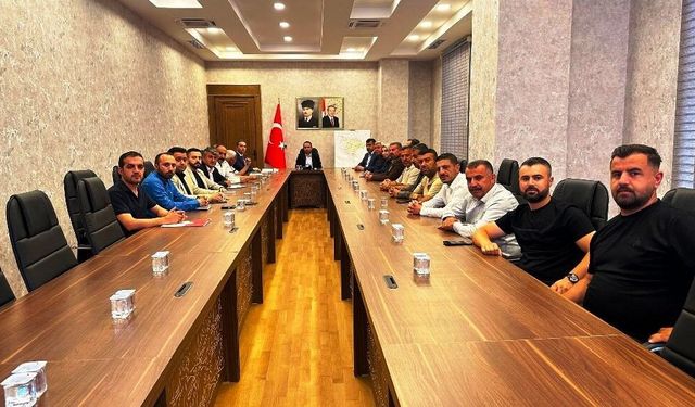 Silopi'de dev Sera OTB Projesi için toplantı düzenlendi