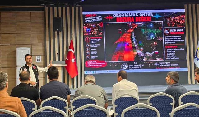 Tatvan'da işletmelere müzik yayın izni ve gürültü denetimleri toplantısı düzenlendi