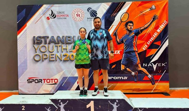 Tekirdağlı milli badmintoncudan altın ve bronz madalya