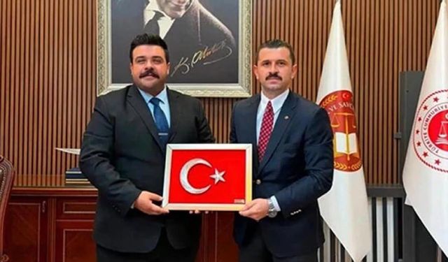 Tutak Kaymakamı Coşkun ve savcı eşinden Başsavcı Bilge'ye hayırlı olsun ziyareti