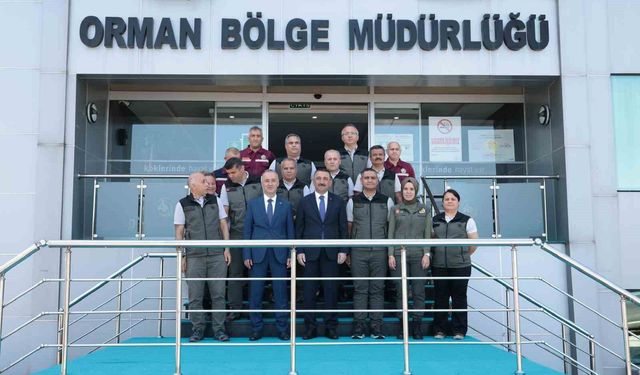 Vali Hacıbektaşoğlu'ndan Orman Bölge Müdürlüğü'ne Ziyaret
