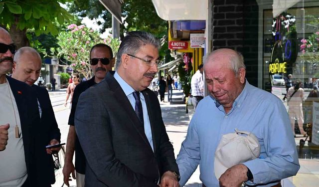 Vali Yılmaz ile vatandaşın duygulandıran buluşması