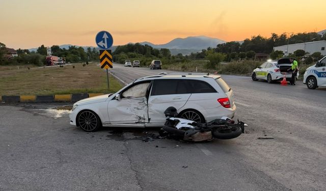 Zonguldak'ta kazada motosiklet sürücüsü hayatını kaybetti