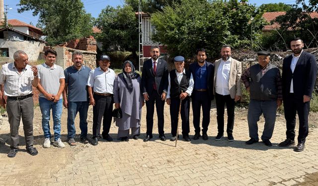 BAŞKAN KAZIM EMİROĞLU ŞİMŞEK KÖY ZİYARETLERİNİ SÜRDÜRÜYOR