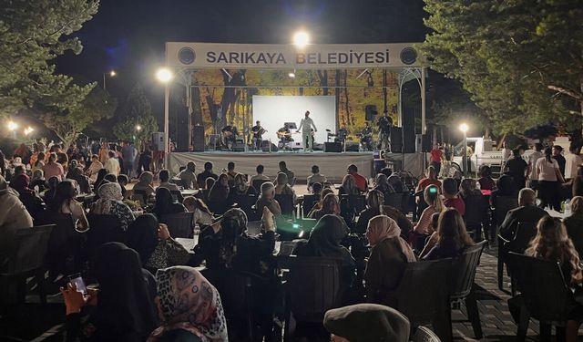 Sarıkaya'da Yaz Akşamları Canlı Müzik Etkinlikleri Başladı