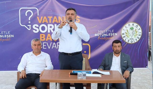 Yerköy'de "Vatandaş Soruyor Başkan Cevaplıyor" Programı