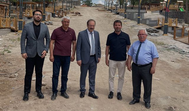 Yozgat Milletvekili Akgül'den Sarıkaya Millet Bahçesi'nde İnceleme