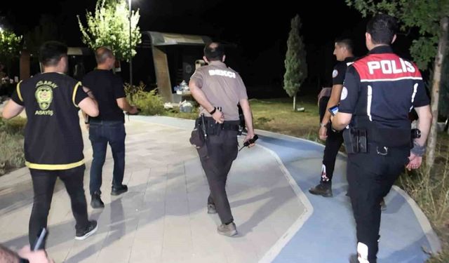 Aksaray'da park ve bahçelerde şok uygulama