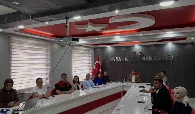 Akyaka'da kurum amirleri toplantısı gerçekleştirildi