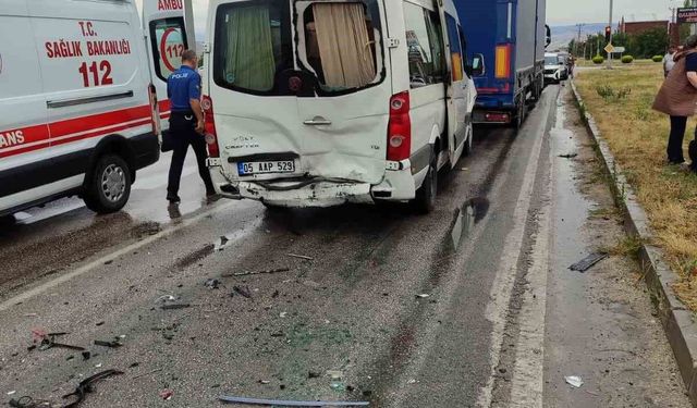 Amasya'da zincirleme kaza: 11 yaralı