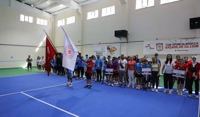 ANALİG tenis müsabakalarının açılış seremonisi yapıldı