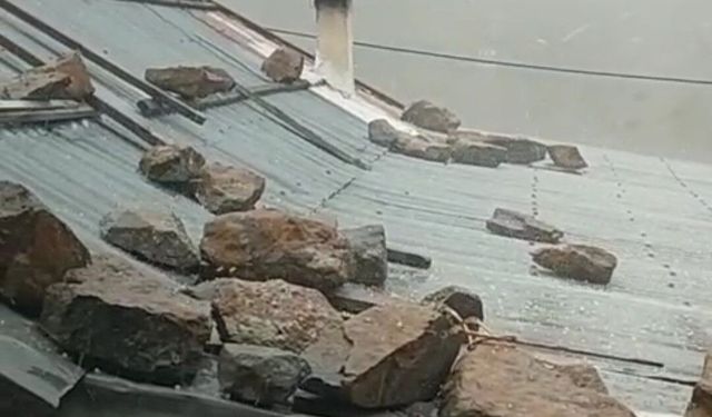 Anzer Yaylası'nda dolu sürprizi