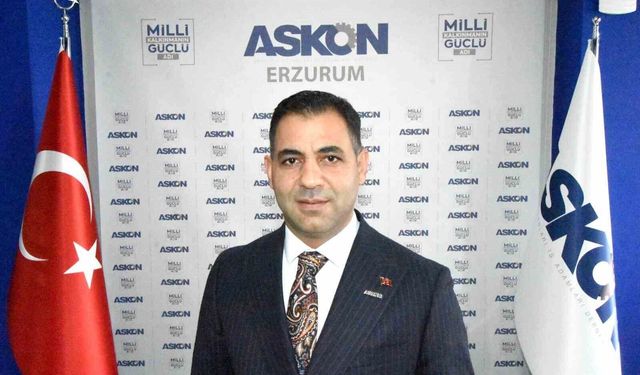 ASKON Erzurum Şube Başkanı Turan'dan 30 Ağustos Zafer Bayramı mesajı