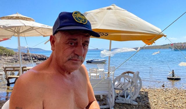 Ayvalık'ta can pazarı...Akıntıya kapılan tatilci şişme botla kurtarıldı