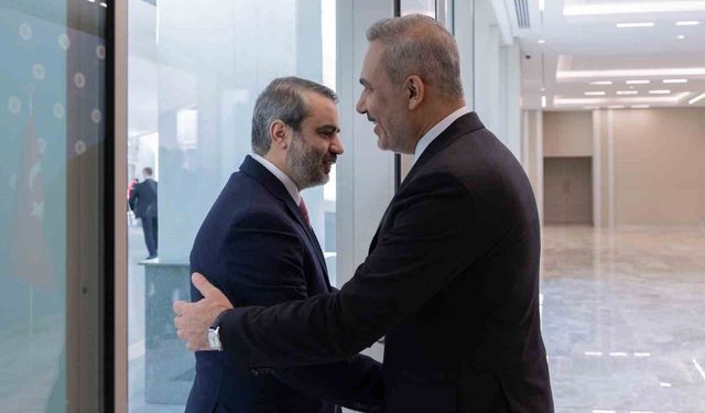 Bakan Fidan, Suriyeli mevkidaşı Şeybani ile görüştü