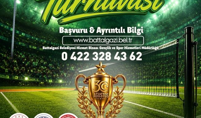 Battalgazi'de ayak tenisi turnuvası