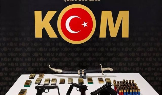 Bayburt'ta kaçakçılık operasyonlarında silah ve 665 fişek ele geçirildi