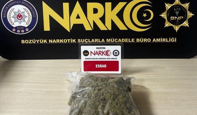 Bilecik'te uyuşturucu operasyonu: 2 gözaltı