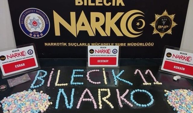Bilecik'te uyuşturucu operasyonu: 4 gözaltı