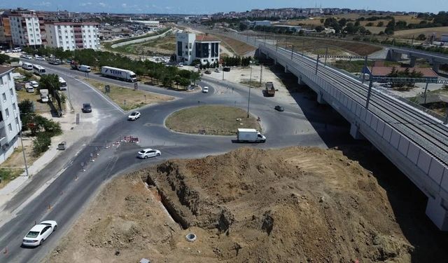Çerkezköy'de ulaşım için kapsamlı düzenleme: Köprü altındaki sorun çözülüyor