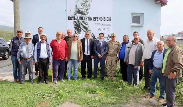 Çıldır Kaymakamı Sakızcı köylerde