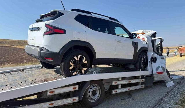 Çorum'da çekici traktöre arkadan çarptı: 1 yaralı