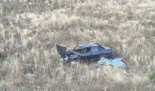 Çorum'da kayıp olarak aranan adam, şarampole yuvarlanan otomobilinin altında ölü bulundu