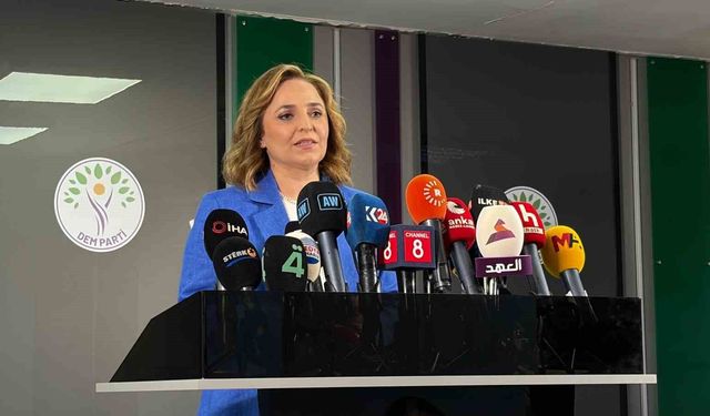 DEM Parti Sözcüsü Doğan: 'Bu yasa teklifi yeni bir dönemin ilk adımıdır'