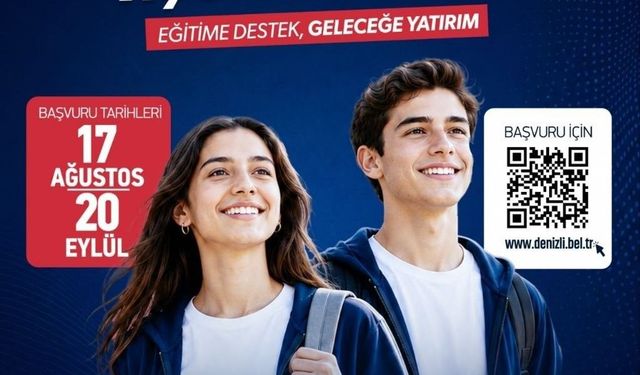 Denizli'de liseye başlayacak olan öğrencilere eğitim desteği