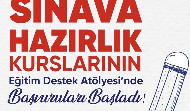 Didim Belediyesi'nden öğrencilere sınava hazırlık desteği