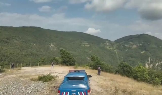 Dikmen'de orman yangınlarına karşı havadan ve karadan denetim
