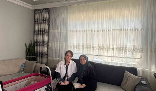 Düzce'de gebe ve lohusalara evde sağlık desteği