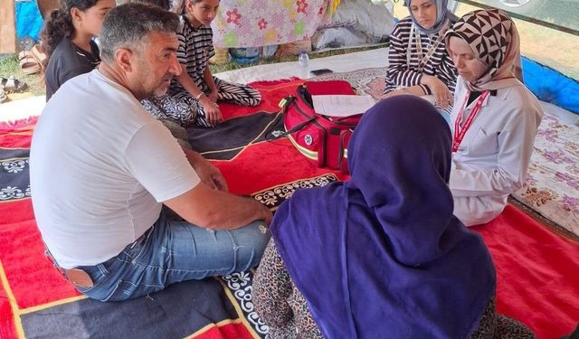 Düzce'de mevsimlik tarım işçilerine sağlık taraması yapıldı