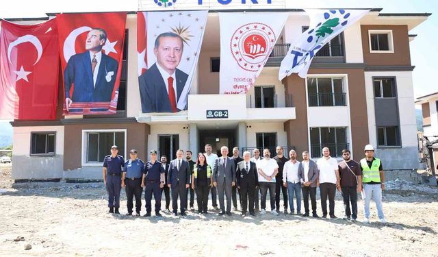 Düzce'de TOKİ konutları hızla yükseliyor
