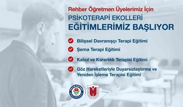 Eğitim-Bir-Sen'den rehber öğretmenlere psikoterapi eğitimi