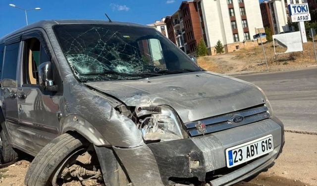 Elazığ'da trafik kazası: 1 yaralı