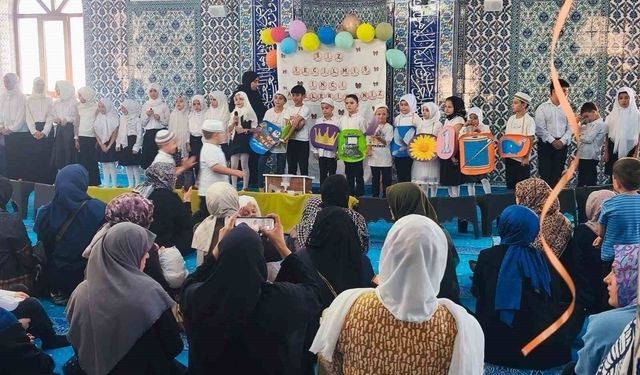 Emet'te Yaz Kur'an kurslarında mezuniyet coşkusu