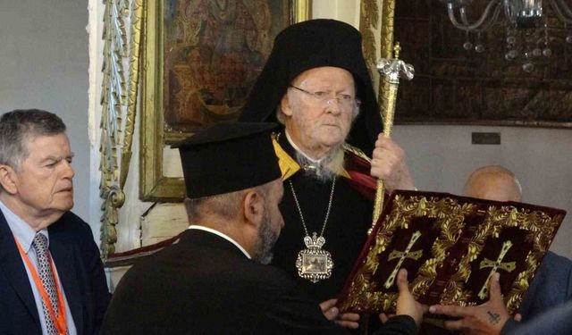 Fener Rum Patriği Bartholomeos, Gökçeada'da ayin yönetti