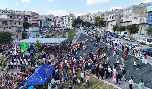 Gaziantep Büyükşehir Vatan Mahallesi'nin çehresini değiştirecek yeni parkı açtı