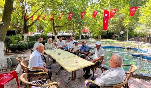 Hisarcık Dereköy'de 'Arazi Toplulaştırması' söyleşisi düzenlendi