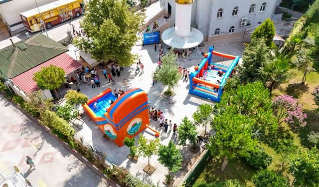 İlkadım'da 'Camiler Sesinle Şenlensin' projesiyle çocuklar eğlenerek öğrendi