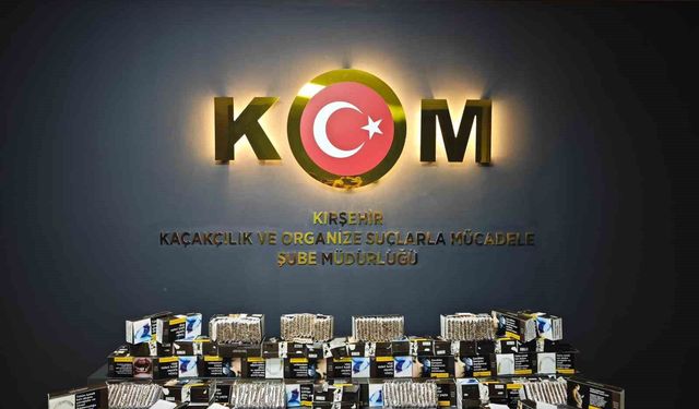 İş yerinde 15 bin 80 adet doldurulmuş makaron ele geçirildi