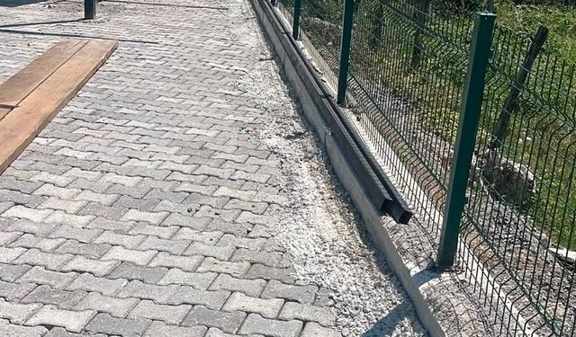 Kabristanlık çevresi düzenlendi