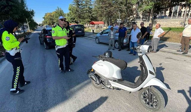 Karaman'da motosiklet kazası: 1 yaralı