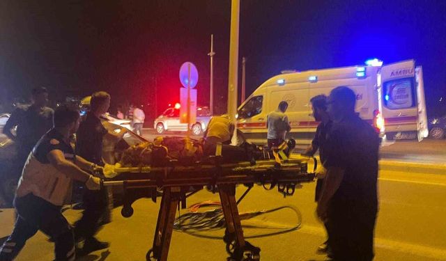 Karaman'da otomobiller çarpıştı: 3 yaralı