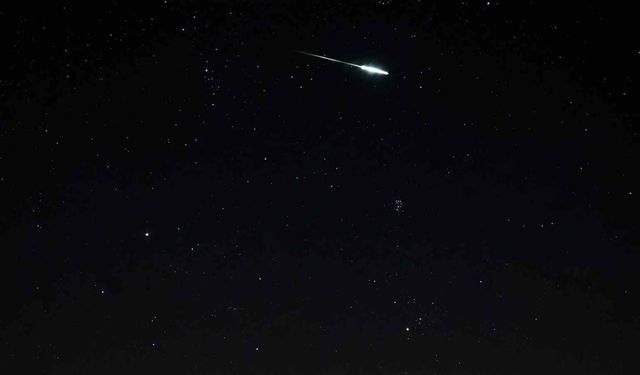 Kırıkkale'de Perseid meteor yağmuru görüntülendi
