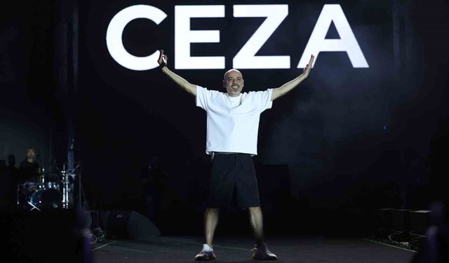 Malatya'da rap müziğin ritmi Ceza ile yükseldi